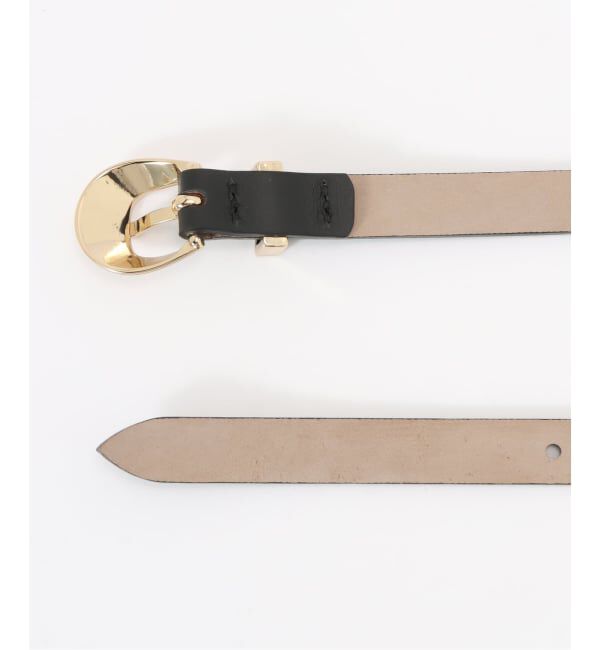  「LEFIJE/レフィエ ラウンドバックル スリムベルト」|ベルト|