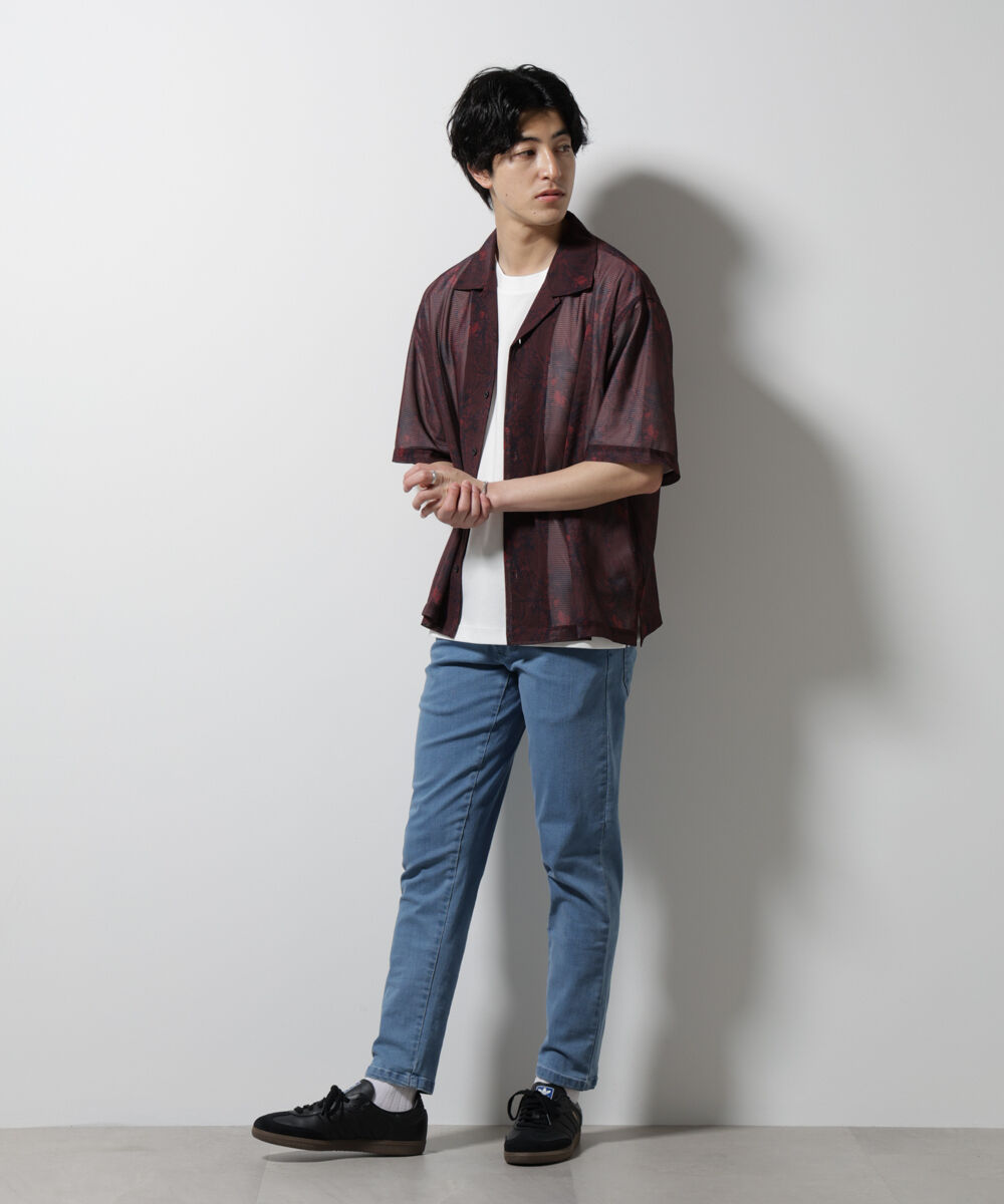 nano･universe「 NORMANBROS/NORMANBROS別注 ストレッチイージーデニム」|チノ|