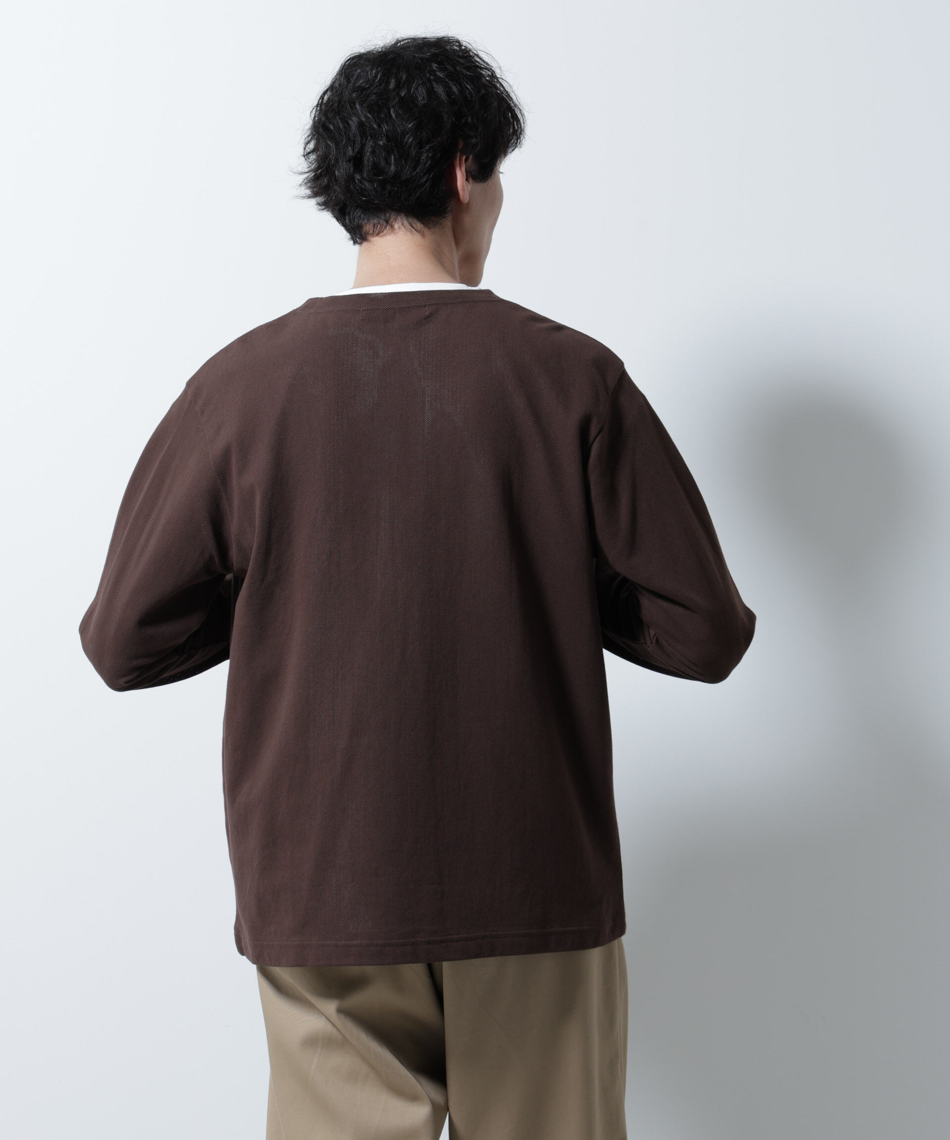 nano･universe「エアパッセージ ジャージーカーディガン」|Tシャツ・カットソー|