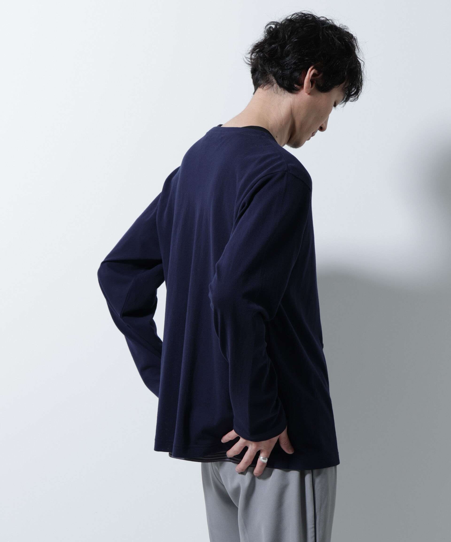 nano･universe「エアパッセージ ジャージーカーディガン」|Tシャツ・カットソー|