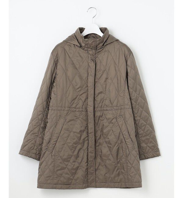 自由区「【洗える】ブライトキルト フード付きコート」|ミリタリー・モッズコート|