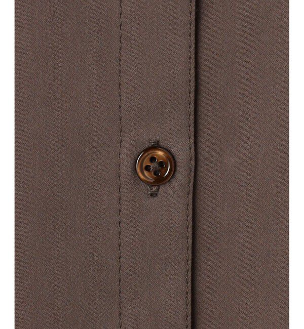 自由区「【カタログ掲載】ブラッシュドコットンサテン シャツ」|シャツ・ブラウス|