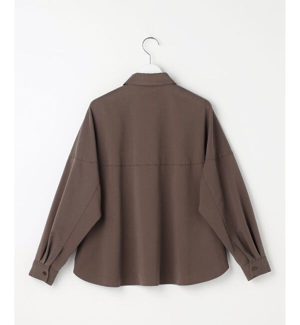 自由区「【カタログ掲載】ブラッシュドコットンサテン シャツ」|シャツ・ブラウス|