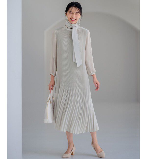 23区「【VERYコラボ】シャイニーアムンゼン プリーツ ワンピース」|ワンピース|