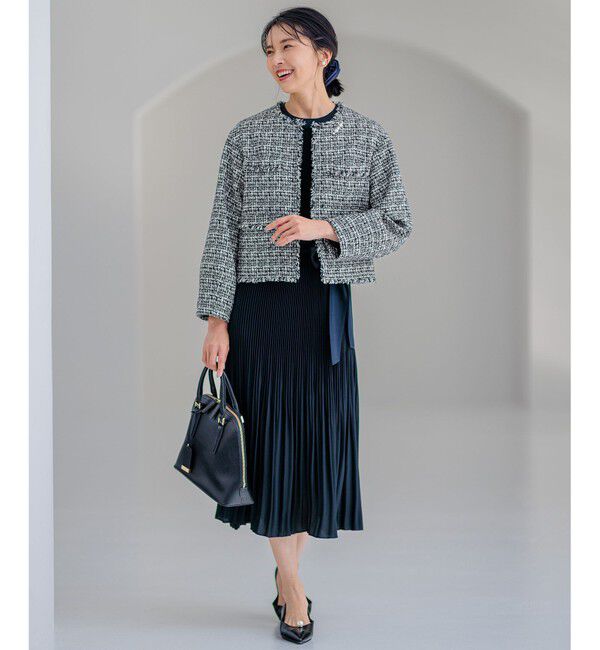 23区「【VERYコラボ】シャイニーアムンゼン プリーツ ワンピース」|ワンピース|