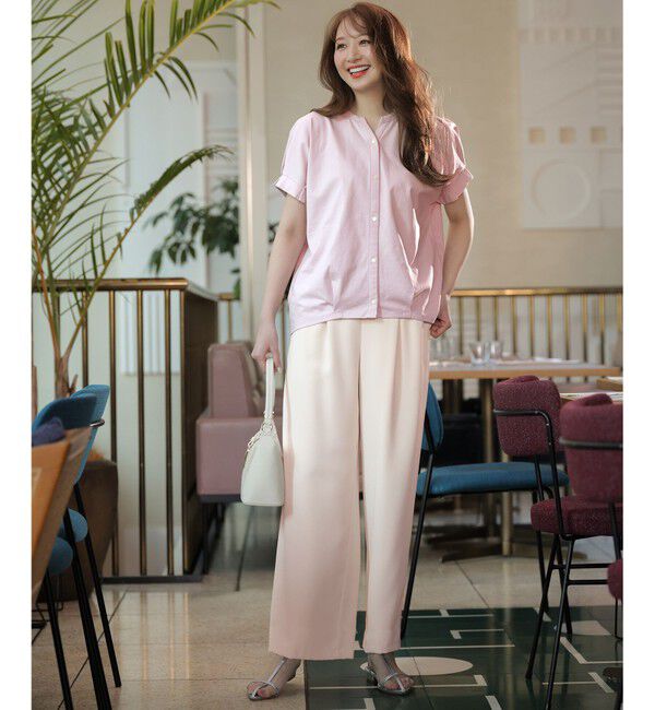 ANY SIS「ベルトセットイージー ワイドパンツ」|その他|