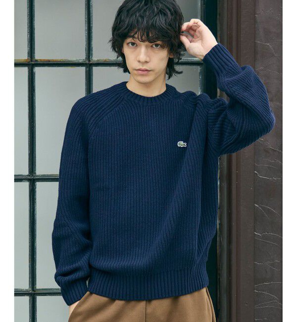 LACOSTE「エッセンシャルローゲージニットセーター」|ニット・セーター|