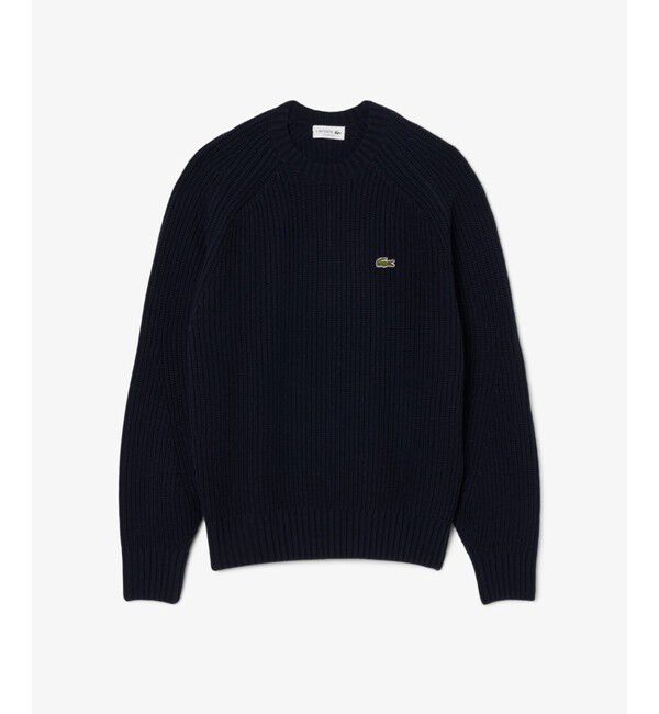 LACOSTE「エッセンシャルローゲージニットセーター」|ニット・セーター|