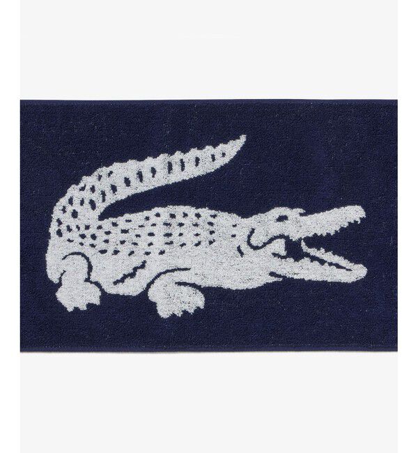 LACOSTE「ワニロゴジャカードスポーツタオル」|タオル|