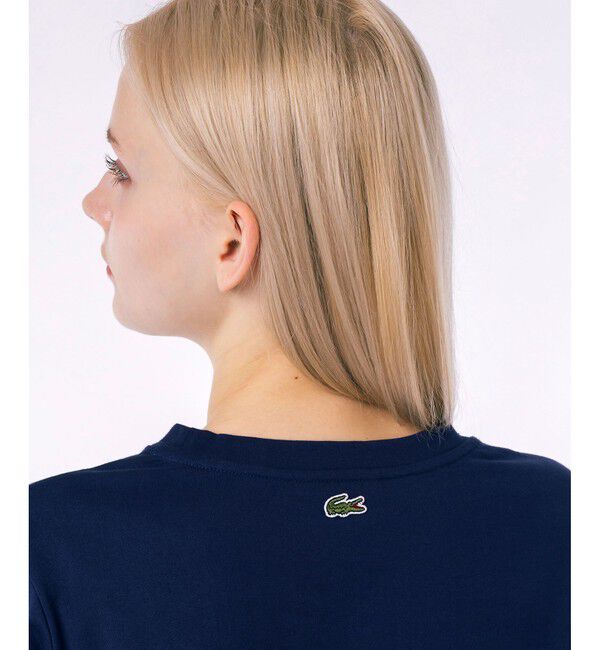 LACOSTE「ワンポイントロゴ刺繍長袖Tシャツ」|Tシャツ・カットソー|