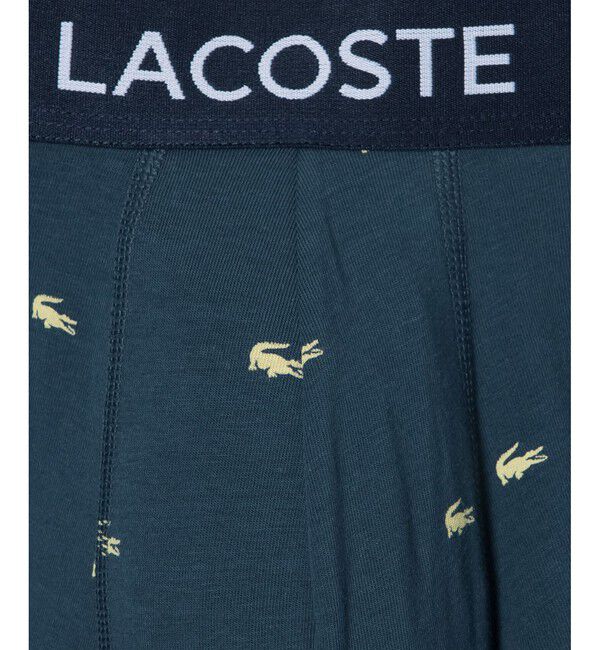 LACOSTE「３パックプリントストレッチコットントランクボクサーショーツ / ボクサーパンツ」|インナー|