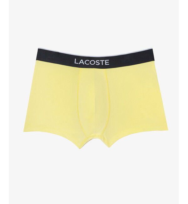 LACOSTE「３パックプリントストレッチコットントランクボクサーショーツ / ボクサーパンツ」|インナー|