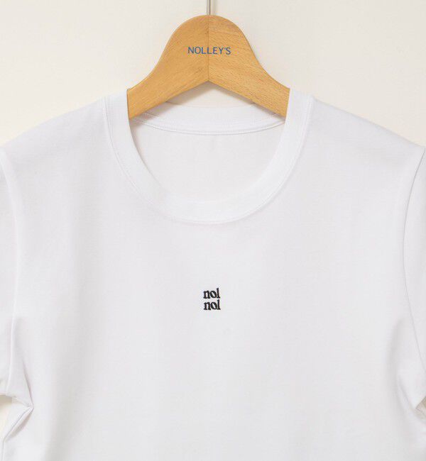 NOLLEY'S「【nolnol/ノルノル】ウォッシャブルクルーネックTee」|Tシャツ・カットソー|