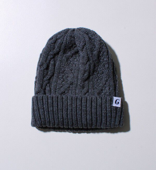 GLOSTER「【GLOSTER/グロスター】裏ボア ケーブルワッチ ニット帽」|ニット帽|