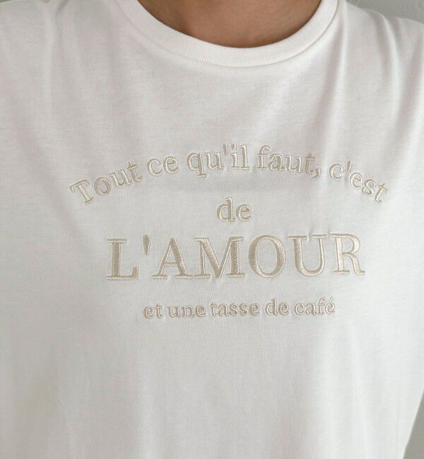 fredy emue「ワントーンロゴロンTシャツ」|Tシャツ・カットソー|