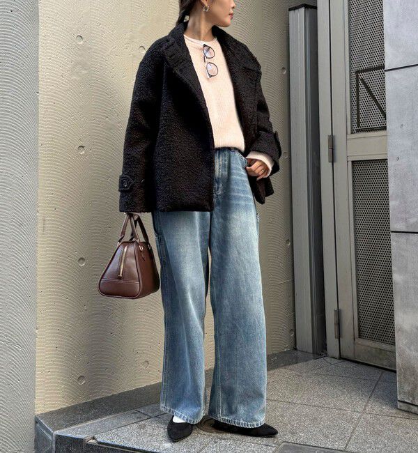 fredy emue「ループシャギースタンドカラーコート」|その他|