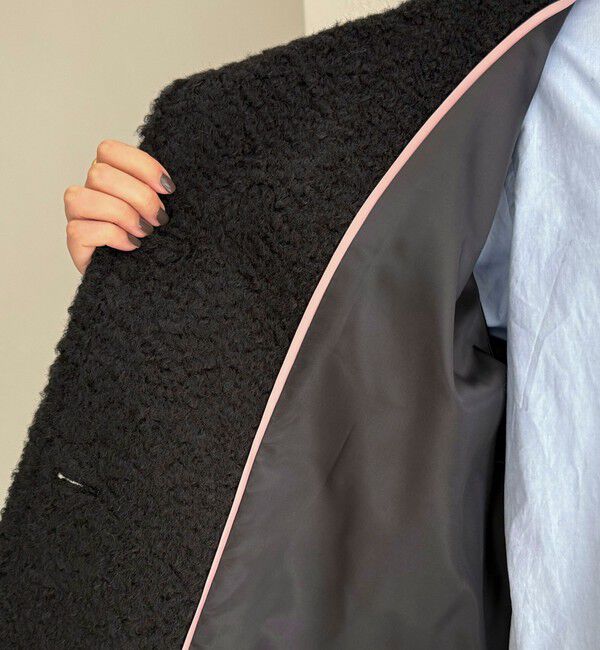 fredy emue「ループシャギースタンドカラーコート」|その他|