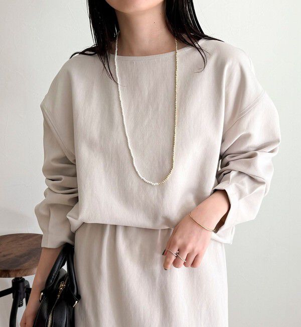 fredy emue「【セットアップ対応】パウダリーツイルコクーンブラウス」|シャツ・ブラウス|