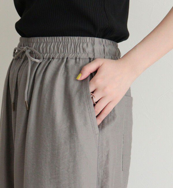 fredy emue「【接触冷感】ドライタンブラーセミワイドイージーパンツ」|チノ|