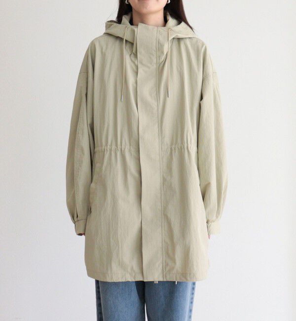 fredy emue「ナイロンミディ丈フードブルゾン」|ブルゾン・スタジャン|