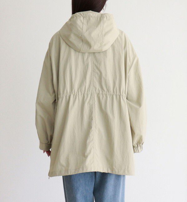 fredy emue「ナイロンミディ丈フードブルゾン」|ブルゾン・スタジャン|