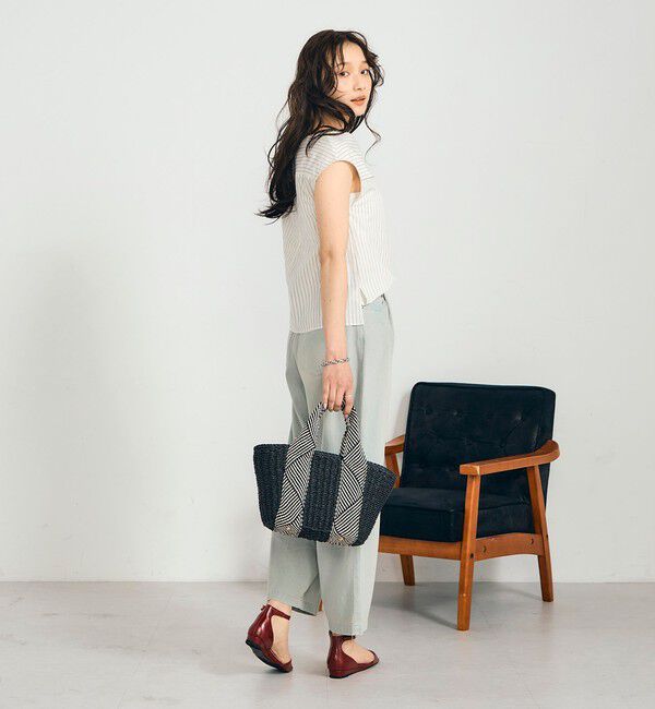 fredy emue「ラメテープハンドルカゴバッグ」|かごバッグ|