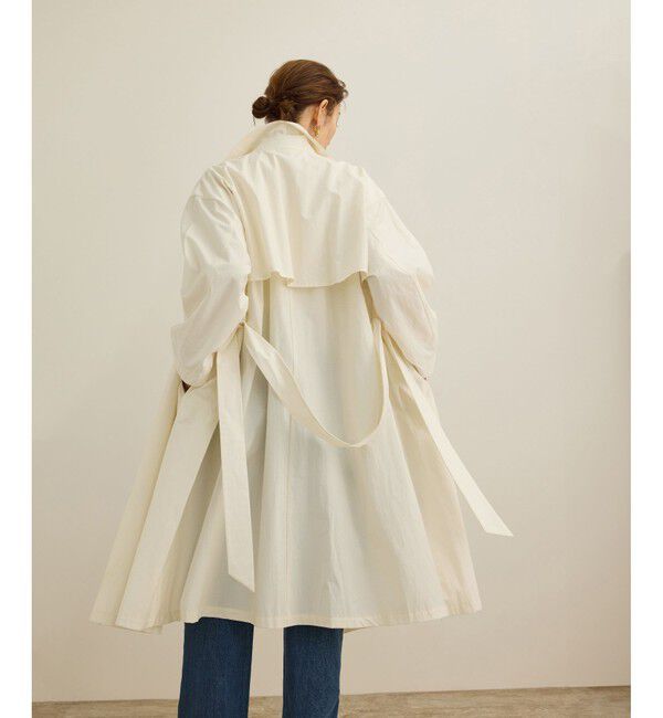 ROPE「【軽量】コットンポプリン スプリングコート」|トレンチコート|