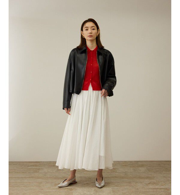 ROPE「シンセティックレザーブルゾン」|ブルゾン・スタジャン|