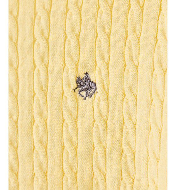 VIS「【POLO BCS】VIS別注ミニケーブルノーカラーカーディガン」|カーディガン|