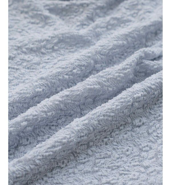 VIS「【WEB限定】レース長袖ドレープカットソー」|Tシャツ・カットソー|