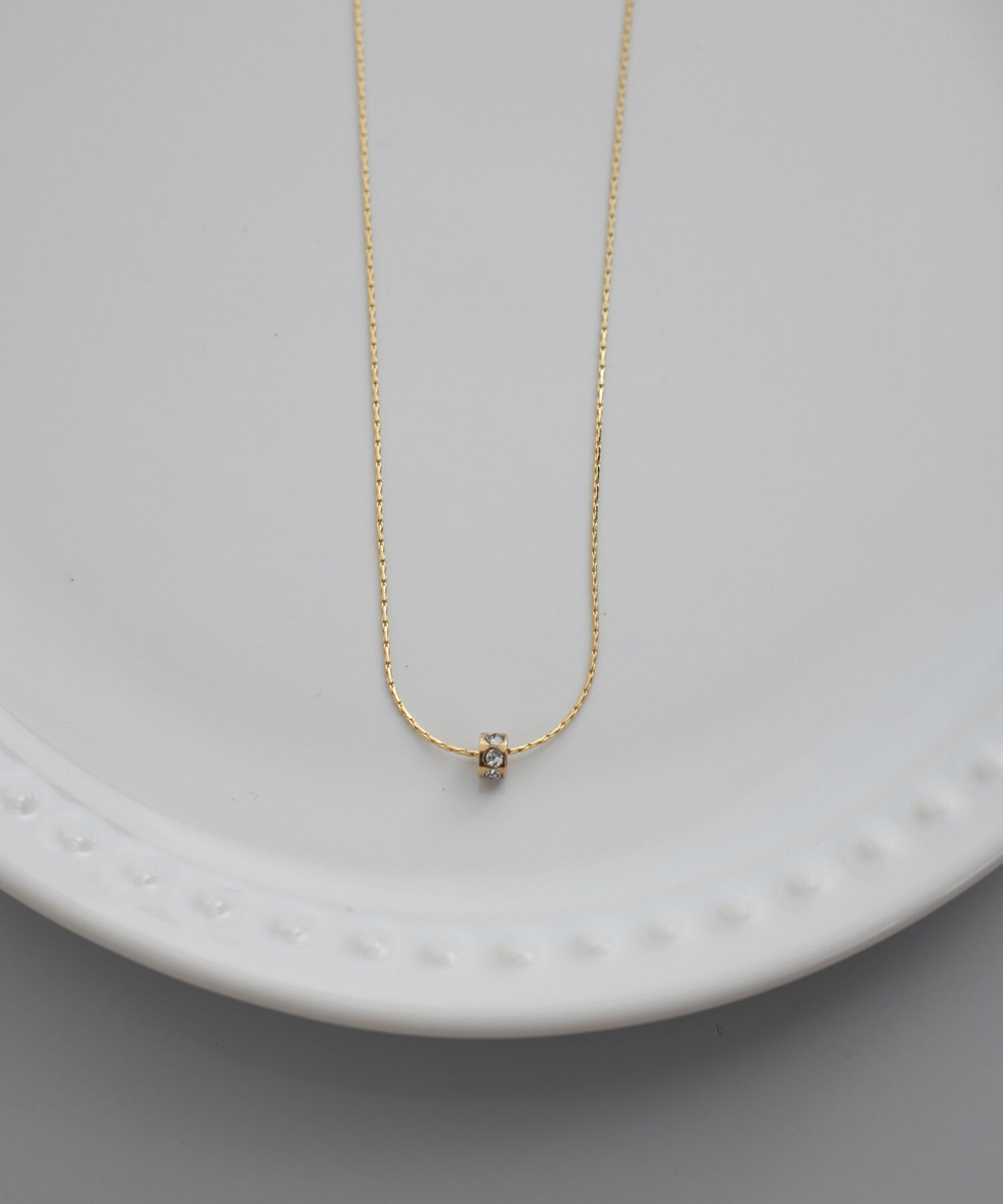 ROPE PICNIC PASSAGE「ロンデルプチペンダント」|ネックレス|ゴールド(90)