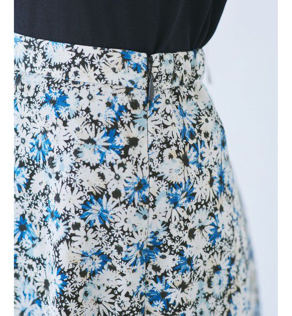 Rope&rsquo;Picnic「【emur/エミュール】マーガレット柄ナロースカート」|スカート|