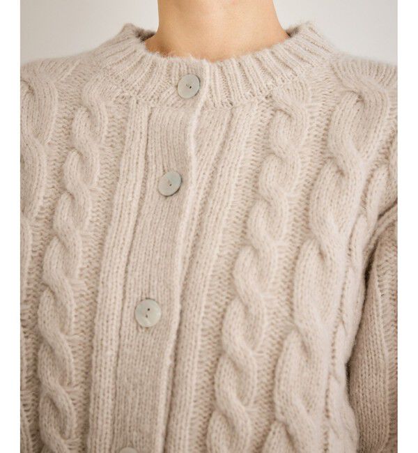 Rope&rsquo;Picnic「ケーブルニットカーディガン」|カーディガン|