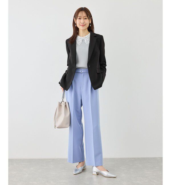 Rope&rsquo;Picnic「360&deg;ウルトラストレッチ テーラードジャケット/ UVカット・花粉ガード・入卒式・セットアップ対応」|テーラードジャケット|