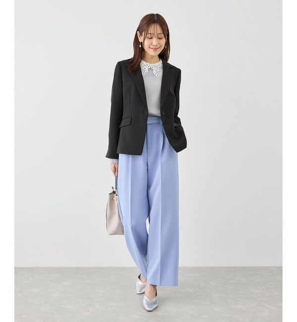 Rope&rsquo;Picnic「360&deg;ウルトラストレッチ テーラードジャケット/ UVカット・花粉ガード・入卒式・セットアップ対応」|テーラードジャケット|