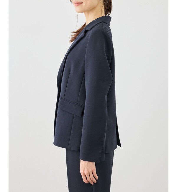 Rope&rsquo;Picnic「360&deg;ウルトラストレッチ テーラードジャケット/ UVカット・花粉ガード・入卒式・セットアップ対応」|テーラードジャケット|