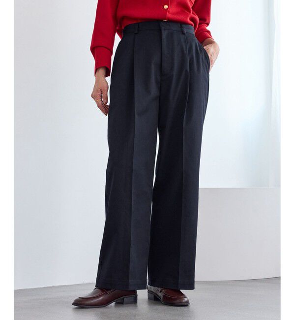 Rope&rsquo;Picnic「ウエストタックチノパンツ」|チノ|