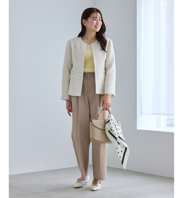 Rope&rsquo;Picnic「ウエストタックチノパンツ」|チノ|