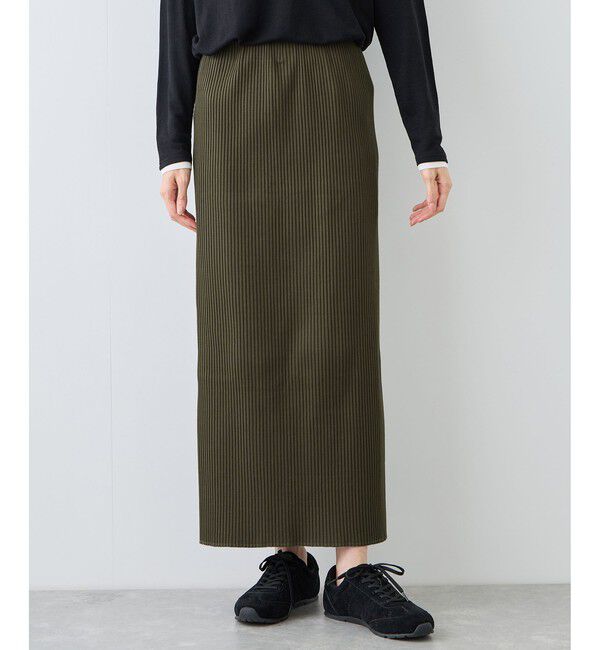 Rope&rsquo;Picnic「トタンテレコ Iラインリブニットスカート」|スカート|