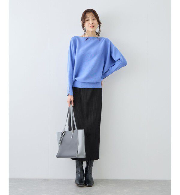 Rope&rsquo;Picnic「トタンテレコ Iラインリブニットスカート」|スカート|