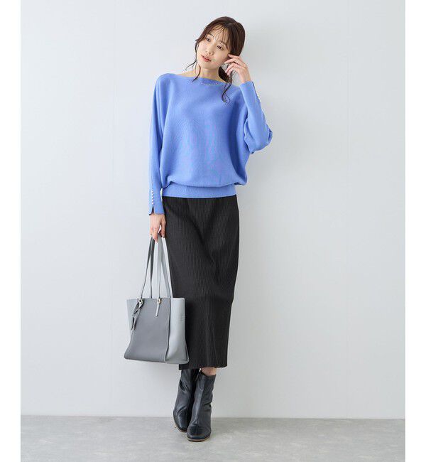 Rope&rsquo;Picnic「トタンテレコ Iラインリブニットスカート」|スカート|