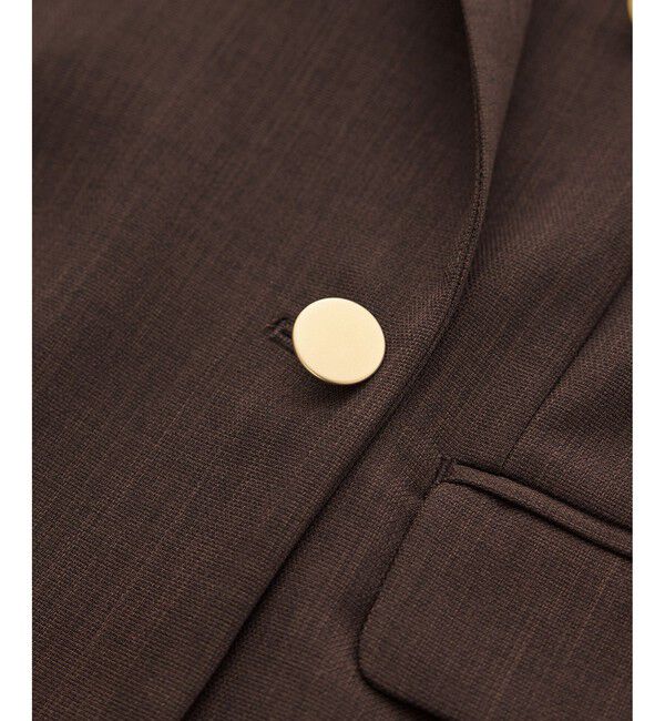 Rope&rsquo;Picnic「カナパ 金ボタンジャケット/セットアップ対応・UV・抗菌防臭・接触冷感」|テーラードジャケット|