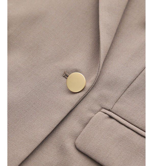 Rope&rsquo;Picnic「カナパ 金ボタンジャケット/セットアップ対応・UV・抗菌防臭・接触冷感」|テーラードジャケット|