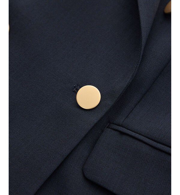 Rope&rsquo;Picnic「カナパ 金ボタンジャケット/セットアップ対応・UV・抗菌防臭・接触冷感」|テーラードジャケット|