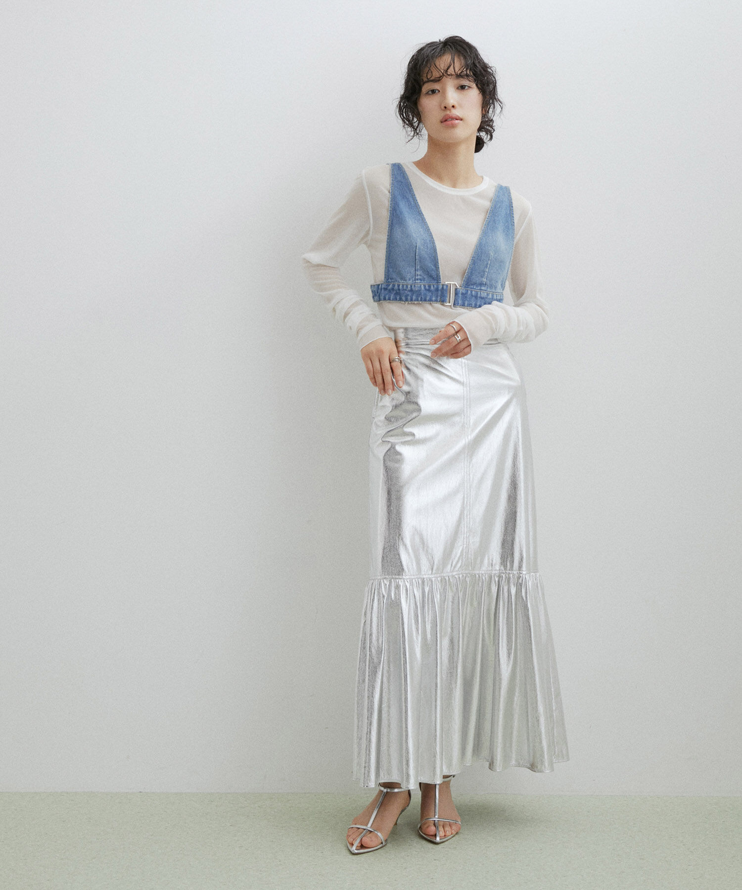 ADAM ET ROPE'「【サステナブル】デニムブラ」|その他|