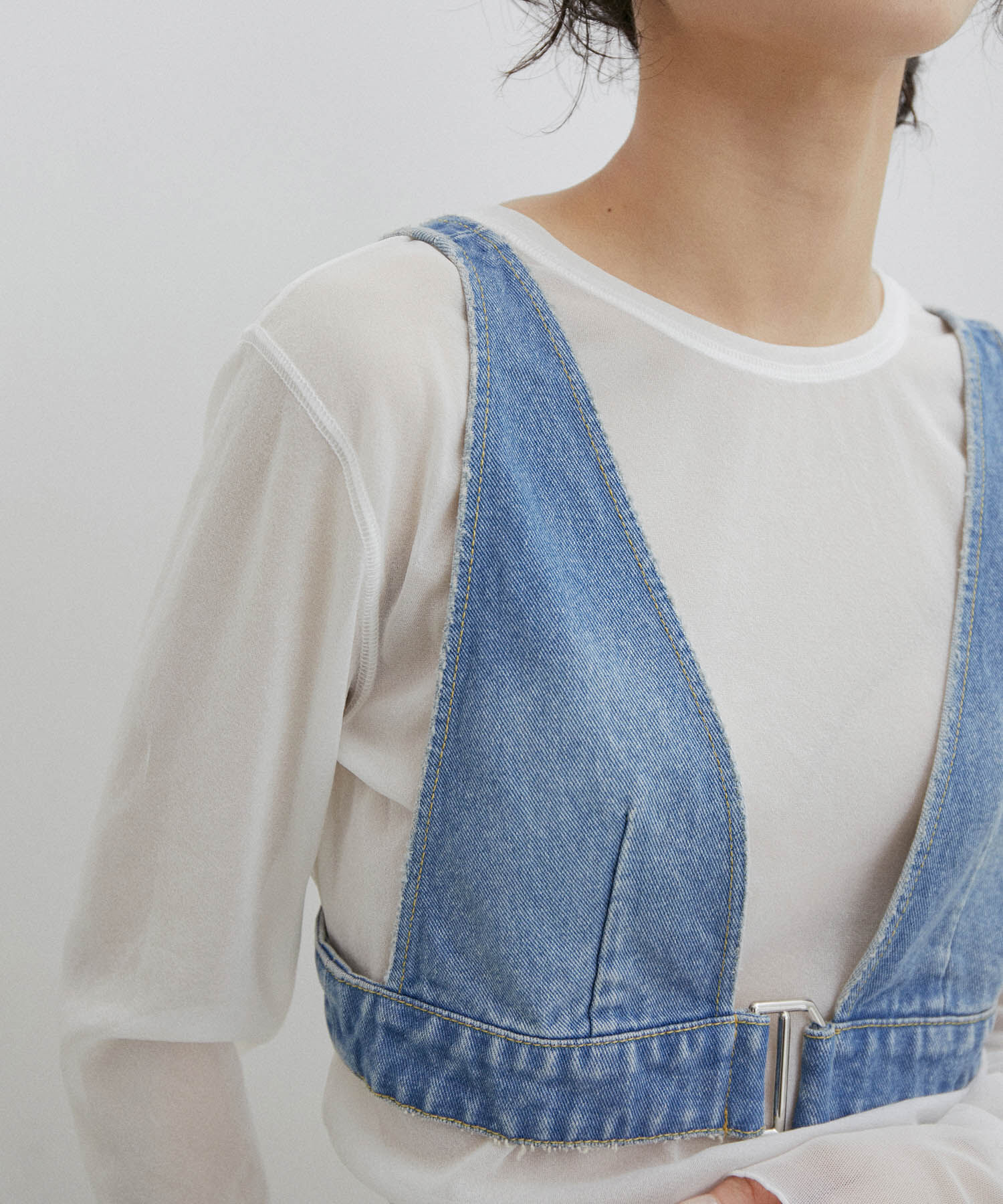 ADAM ET ROPE'「【サステナブル】デニムブラ」|その他|