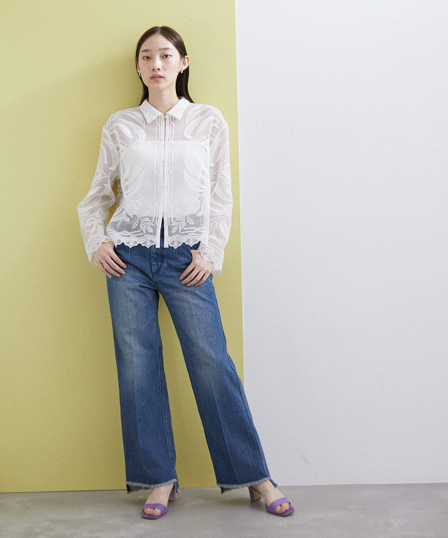 ADAM ET ROPE'「【一部WEB限定カラー】アンクルストラップサンダル」|サンダル|