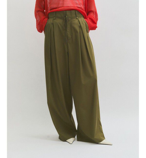 ADAM ET ROPE'「ドロストドカンパンツ」|チノ|