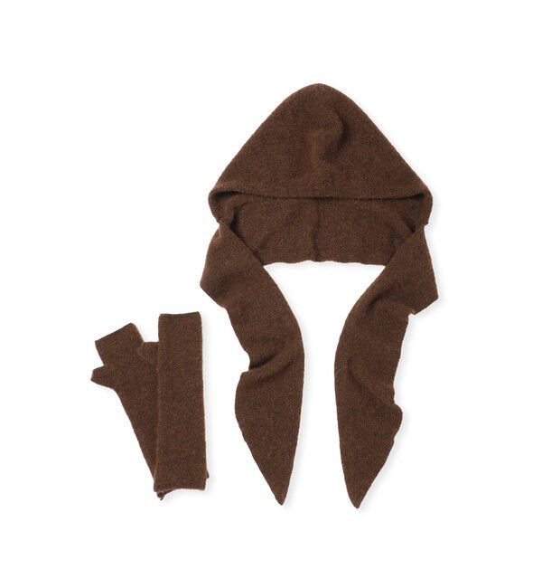 ADAM ET ROPE'「BASOLマフラーニットキャップ＆アームウォーマー」|マフラー|