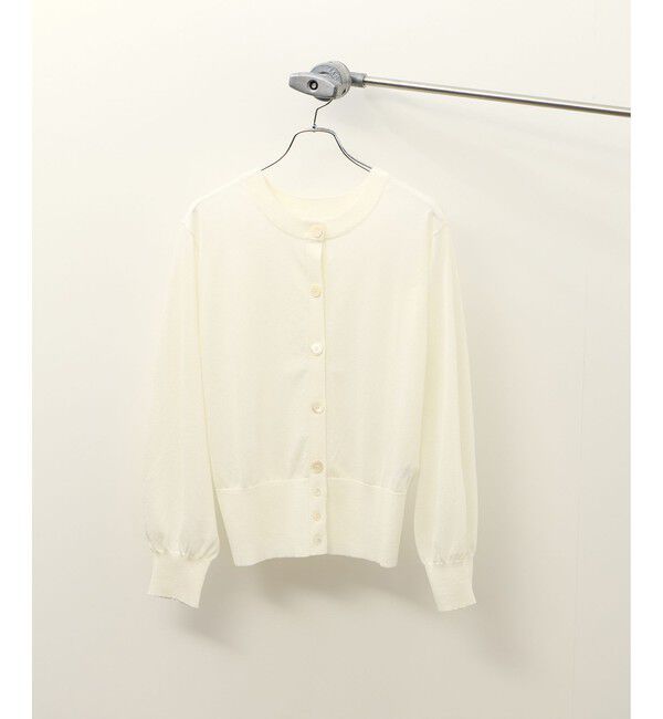 ADAM ET ROPE'「【WEB限定】シアークルーネックカーディガン」|カーディガン|